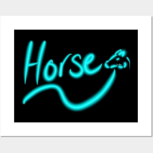 Glow Horse Posters and Art